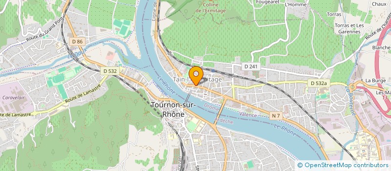 localisation de l'entreprise BAR LE TAINOIS  TAIN-L'HERMITAGE