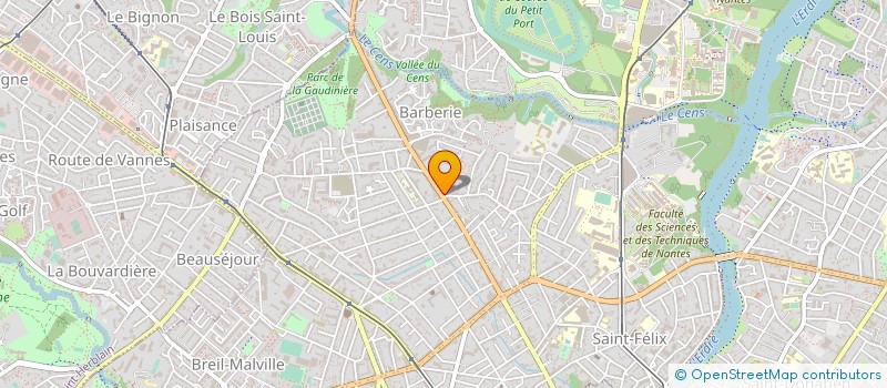 localisation de l'entreprise BAR LES FRAISES à NANTES