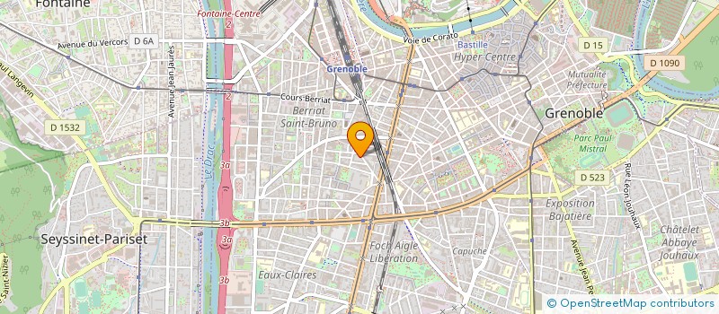 localisation de l'entreprise BAR LES MUSICIENS  GRENOBLE