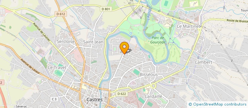 localisation de l'entreprise BAR LES PYRENEES à CASTRES