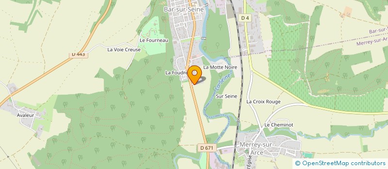 localisation de l'entreprise BAR LOCATION SERVICES à BAR-SUR-SEINE