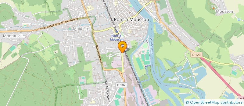 localisation de l'entreprise BAR ON  PONT-A-MOUSSON