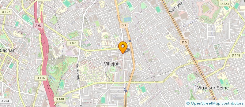 localisation de l'entreprise BAR ONGLE à VILLEJUIF