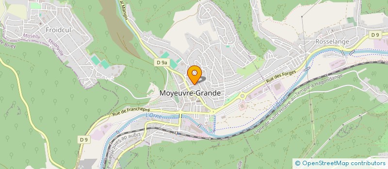 localisation de l'entreprise BAR-PMU-FDJ DE LA MARNE  MOYEUVRE-GRANDE