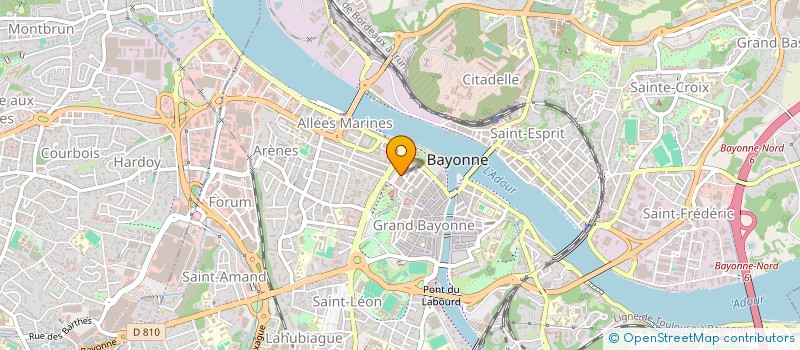 localisation de l'entreprise BAR REMY CAFE EXPRESS à BAYONNE