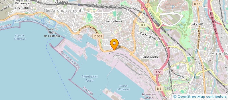localisation de l'entreprise BAR RESTAURANT DE LA PANNE à MARSEILLE