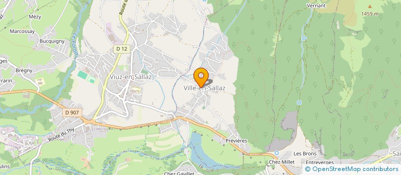 localisation de l'entreprise BAR RESTAURANT DES AMIS  CHEZ MARYSE  FILLINGES