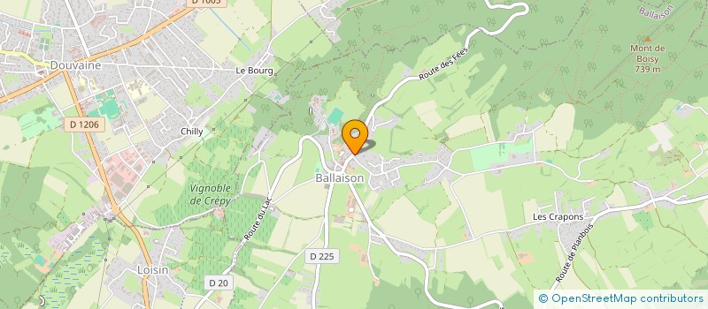 localisation de l'entreprise BAR RESTAURANT LA TOMBEE  BALLAISON