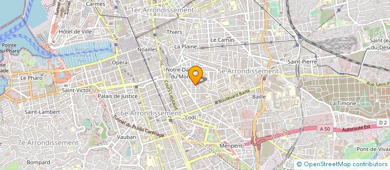 localisation de l'entreprise BAR SAN REMO à MARSEILLE