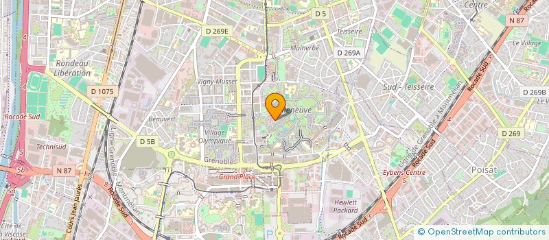 localisation de l'entreprise BAR TABAC DE L'ARLEQUIN à GRENOBLE