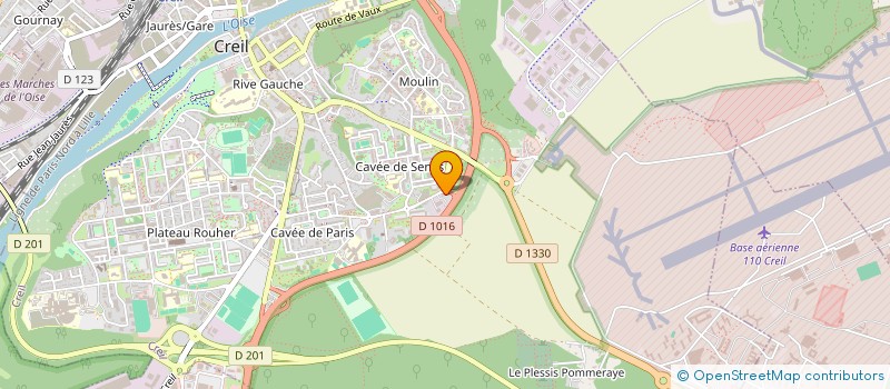 localisation de l'entreprise BAR TABACS MELENZ à CREIL