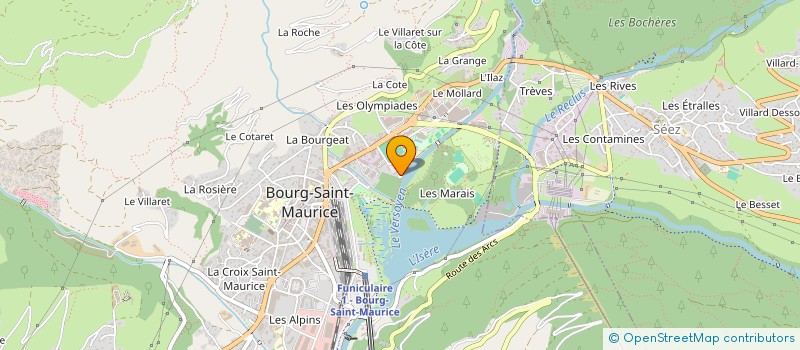 localisation de l'entreprise BAR VIKINGS  BOURG-SAINT-MAURICE