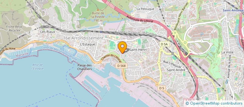 localisation de l'entreprise BAR VINCENTI à MARSEILLE