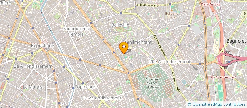 localisation de l'entreprise BAR-ZINC CAFE  PARIS