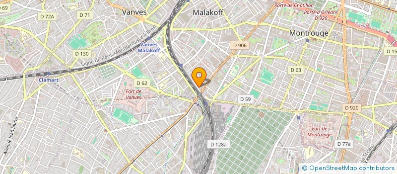 localisation de l'entreprise BARA  MALAKOFF