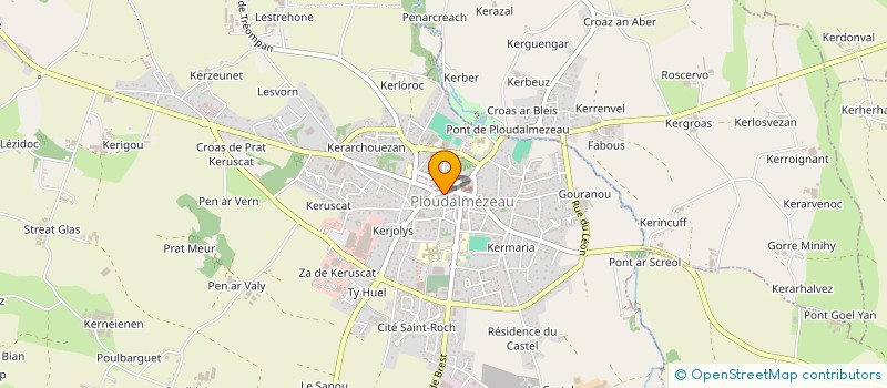 localisation de l'entreprise BARA BREIZH  PLOUDALMEZEAU