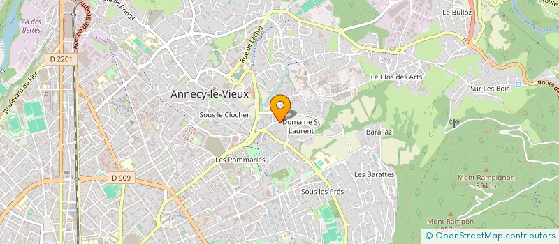 localisation de l'entreprise BARA E-COM à ANNECY