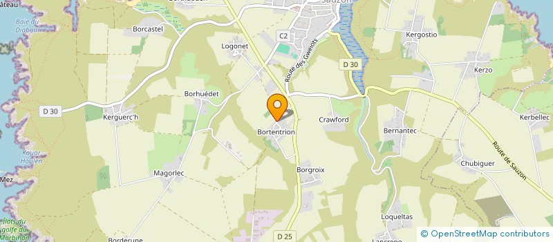 localisation de l'entreprise BARA ENEZAD  SAUZON