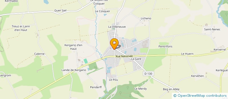 localisation de l'entreprise BARA MOD KOZH à LIGNOL