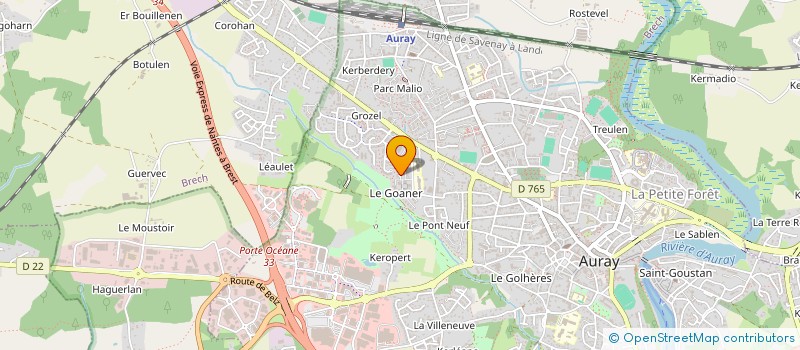 localisation de l'entreprise BARA-PEMDEZ à AURAY