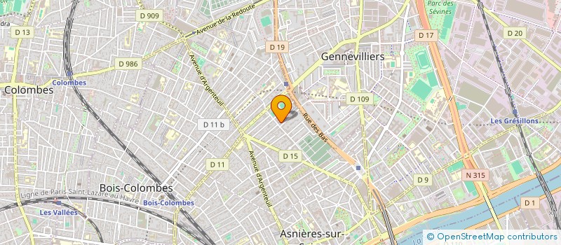 localisation de l'entreprise BARABARA & FARA  ASNIERES-SUR-SEINE