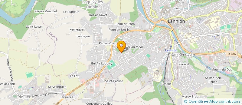 localisation de l'entreprise BARABAS  LANNION