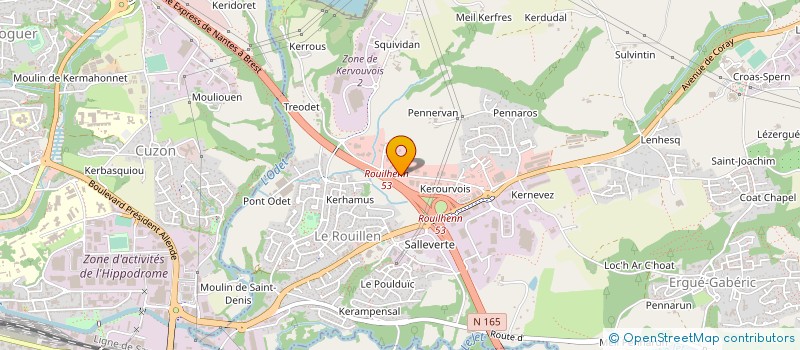 localisation de l'entreprise BARABIO  ERGUE-GABERIC