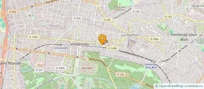 localisation de l'entreprise BARABUSHKI à VINCENNES