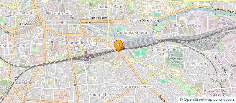 localisation de l'entreprise BARACANNA  RENNES