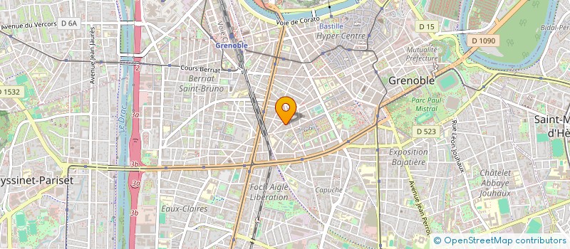 localisation de l'entreprise BARACHIEL  GRENOBLE