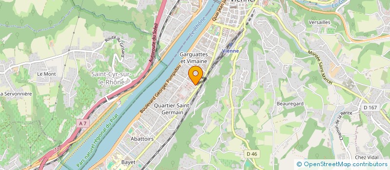 localisation de l'entreprise BARACKIEL PATRIMOINE à VIENNE