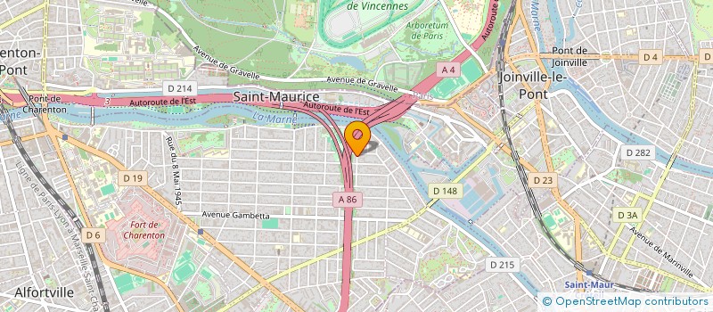 localisation de l'entreprise BARACOLI à MAISONS-ALFORT