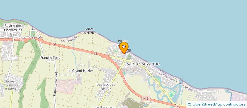 localisation de l'entreprise BARACOM à SAINTE SUZANNE
