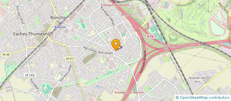 localisation de l'entreprise BARADELORY  RONCHIN