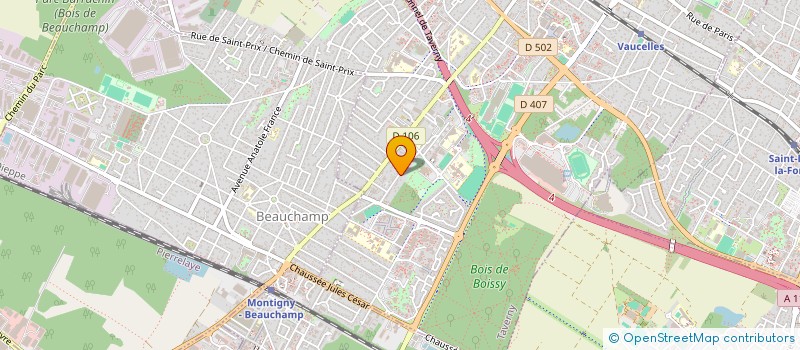 localisation de l'entreprise BARADIDE  TAVERNY