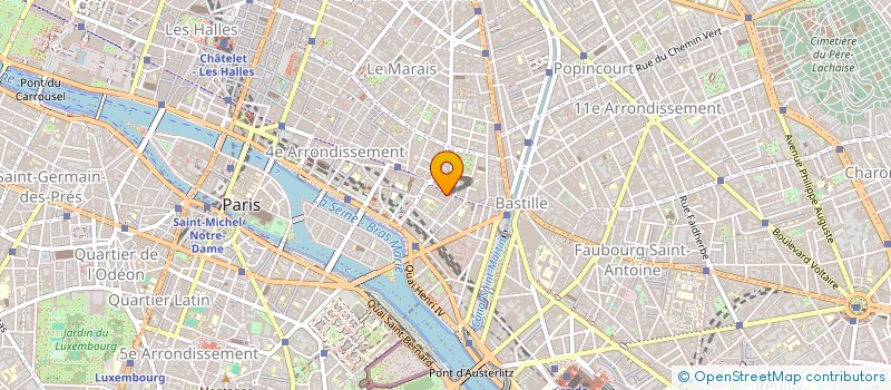 localisation de l'entreprise BARADIS à PARIS