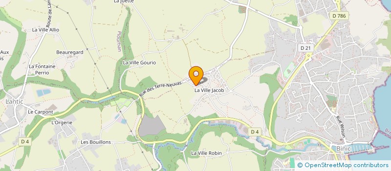 localisation de l'entreprise BARADOZ  BINIC-ETABLES-SUR-MER