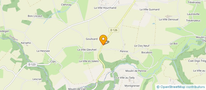 localisation de l'entreprise BARADOZ GLAZ  GUEGON