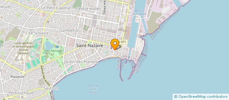 localisation de l'entreprise BARAER à SAINT-NAZAIRE