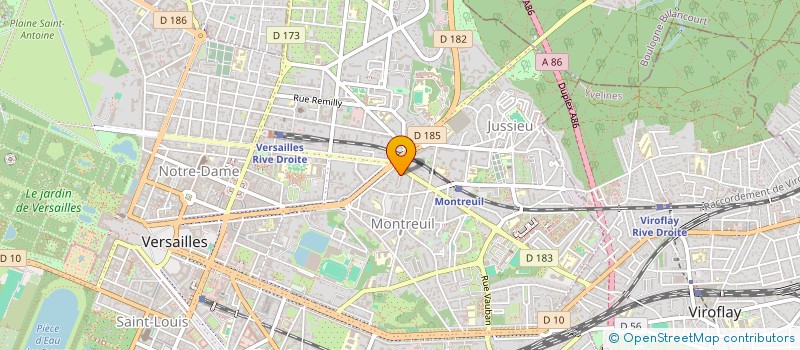 localisation de l'entreprise BARAFANT2 à VERSAILLES