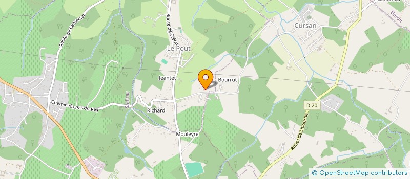 localisation de l'entreprise BARAIL  LE POUT