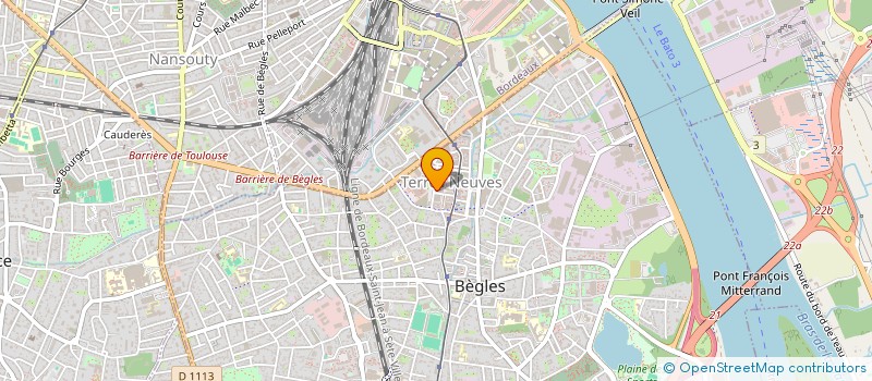 localisation de l'entreprise BARAK  BEGLES