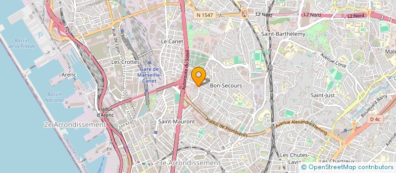 localisation de l'entreprise BARAKA à MARSEILLE