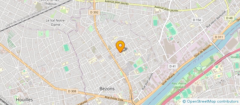 localisation de l'entreprise BARAKA  BEZONS