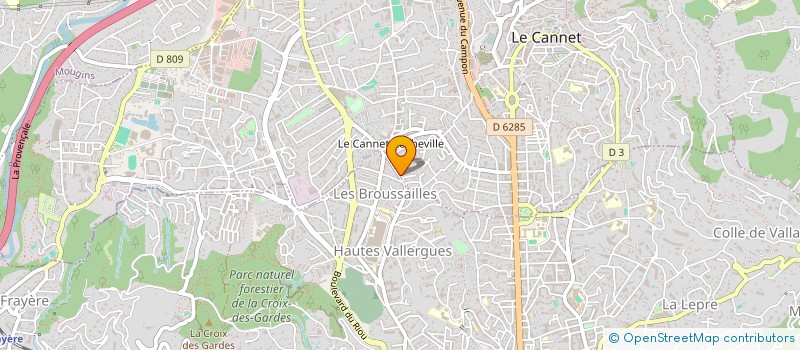 localisation de l'entreprise BARAKA à LE CANNET