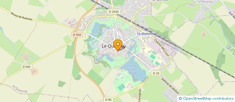 localisation de l'entreprise BARAKA 59  LE QUESNOY