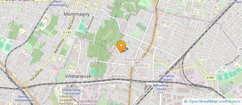 localisation de l'entreprise BARAKA à PIERREFITTE-SUR-SEINE