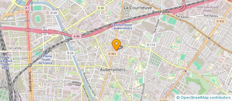 localisation de l'entreprise BARAKA  AUBERVILLIERS