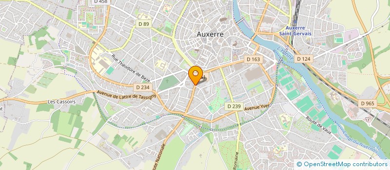 localisation de l'entreprise BARAKA à AUXERRE