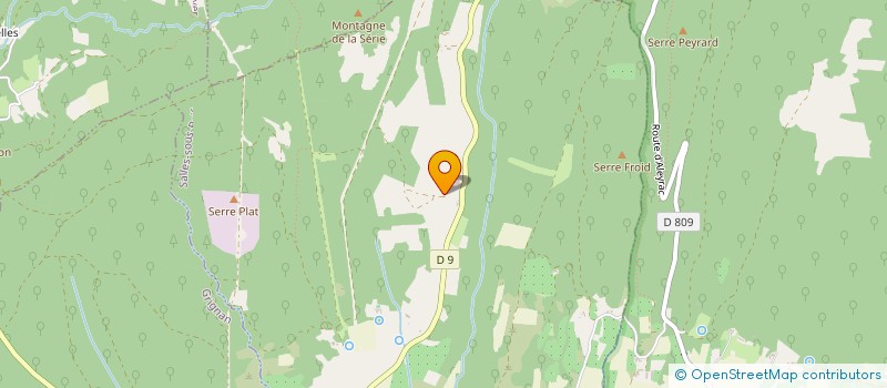 localisation de l'entreprise BARAKA  SALLES-SOUS-BOIS